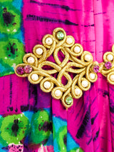 Tie Dye Print Palazzo Jumpsuit Suit arcadeshops.com