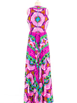 Tie Dye Print Palazzo Jumpsuit Suit arcadeshops.com