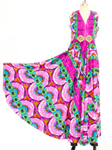 Tie Dye Print Palazzo Jumpsuit Suit arcadeshops.com