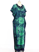 Batik Tie Dye Caftan Dress arcadeshops.com