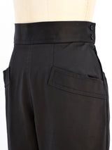 Yves Saint Laurent Cotton Sateen Matador Pants Bottom arcadeshops.com