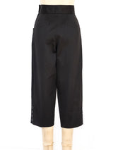 Yves Saint Laurent Cotton Sateen Matador Pants Bottom arcadeshops.com