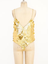 Gold Coin Embellished Tank arcadeshops.com