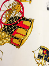 Escada Carriage Print Silk Top arcadeshops.com