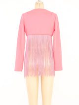 Frederick's of Hollywood Fringed Crop Top arcadeshops.com