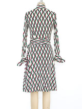 Diane Von Furstenberg Printed Wrap Dress arcadeshops.com