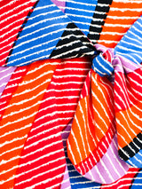 Geoffrey Beene Printed Tie Waist Dress arcadeshops.com