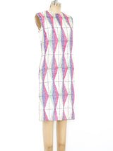Prism Pattern Sleeveless Sequin Dress arcadeshops.com