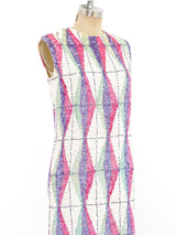 Prism Pattern Sleeveless Sequin Dress arcadeshops.com