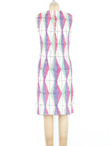 Prism Pattern Sleeveless Sequin Dress arcadeshops.com