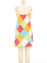 Christian Francis Roth Harlequin Mini Dress arcadeshops.com