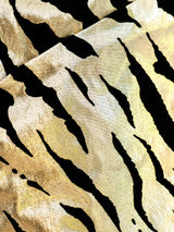 Metallic Gold Tiger Bustier Dress arcadeshops.com