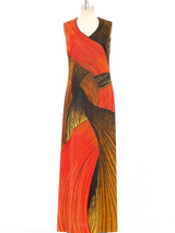 Roberta di Camerino Trompe L'oeil Knot Print Dress Dress arcadeshops.com