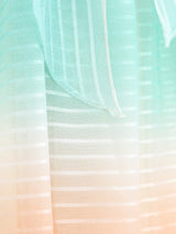Ombre Pastel Ruffle Gown arcadeshops.com