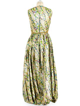 Metallic Paisley Harem Jumpsuit arcadeshops.com