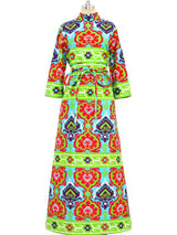 Graphic Printed Maxi Dress arcadeshops.com