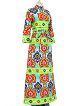 Graphic Printed Maxi Dress arcadeshops.com
