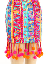 Pom Pom Embellished Bustier Ensemble arcadeshops.com