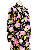 Floral Printed Velvet Ensemble arcadeshops.com