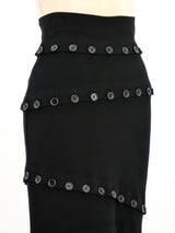 Dolce and Gabbana Button Away Skirt arcadeshops.com