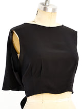 Chanel Silk Wrap Top arcadeshops.com
