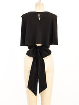 Chanel Silk Wrap Top arcadeshops.com