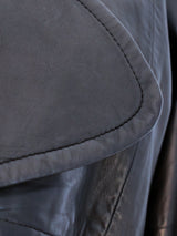 Gianfranco Ferre Leather Lace Cropped Jacket arcadeshops.com