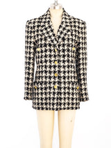 Chanel Houndstooth Blazer arcadeshops.com