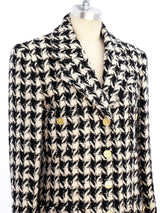 Chanel Houndstooth Blazer arcadeshops.com