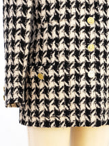 Chanel Houndstooth Blazer arcadeshops.com