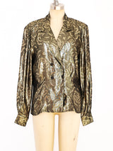 Christian Dior Metallic Gold Jacket arcadeshops.com