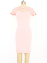 Thierry Mugler Baby Pink Mini Dress arcadeshops.com