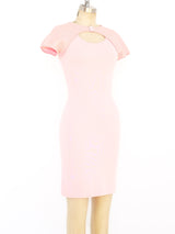 Thierry Mugler Baby Pink Mini Dress arcadeshops.com