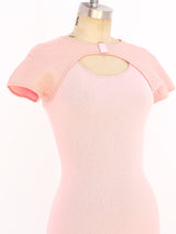 Thierry Mugler Baby Pink Mini Dress arcadeshops.com
