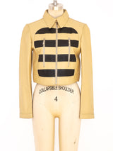 Gianni Versace Versus Cropped Leather Jacket arcadeshops.com