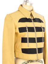 Gianni Versace Versus Cropped Leather Jacket arcadeshops.com
