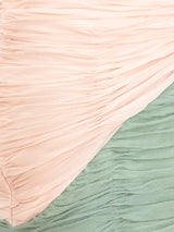 Colorblock Ruched Chiffon Mini Dress arcadeshops.com