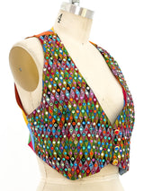 Todd Oldham Rhinestone Vest Jacket arcadeshops.com
