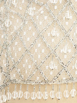 Crystal Beaded Net Top Top arcadeshops.com