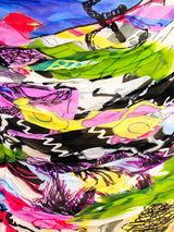 Christian Lacroix Printed Silk Bustier Top Top arcadeshops.com