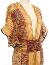 Paisley Silk Chiffon Dress Dress arcadeshops.com