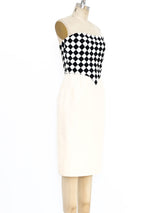 Valentino Basketweave Ribbon Bustier Dress Dress arcadeshops.com