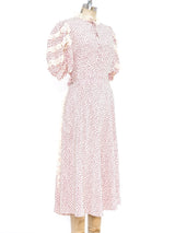 Valentino Lace Trimmed Silk Dress Dress arcadeshops.com