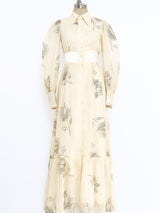 Gunne Sax Floral Wrap Prairie Dress Dress arcadeshops.com