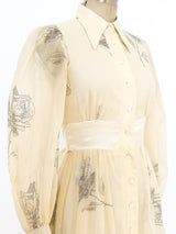 Gunne Sax Floral Wrap Prairie Dress Dress arcadeshops.com