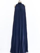 Accordion Pleated Chiffon Jumpsuit Suit arcadeshops.com