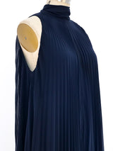 Accordion Pleated Chiffon Jumpsuit Suit arcadeshops.com