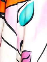 Hand Painted Art to Wear Face Caftan Dress arcadeshops.com