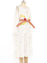 Koos Van Den Akker Belted Confetti Dress Dress arcadeshops.com