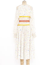 Koos Van Den Akker Belted Confetti Dress Dress arcadeshops.com